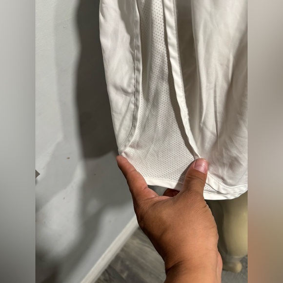 Nike Women's White Athletic Shorts - Picture 6 of 7